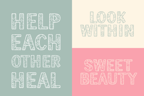 Malya Font PNG with transparent background - Preview 1