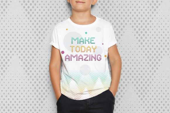 Many Dots Font PNG with transparent background - Preview 1