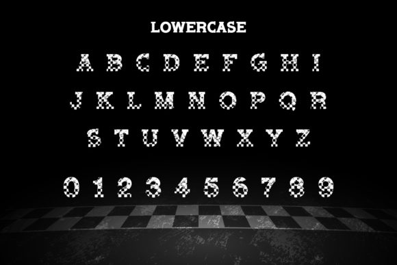 Master Racing Font PNG with transparent background - Preview 2