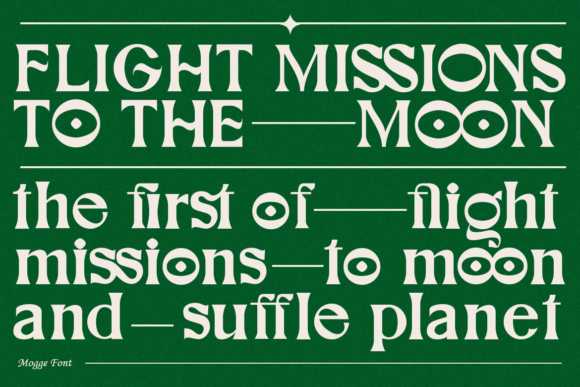 Mogge Font PNG with transparent background - Preview 2