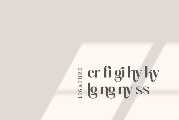 Molgak Classy Font PNG with transparent background - Preview 4