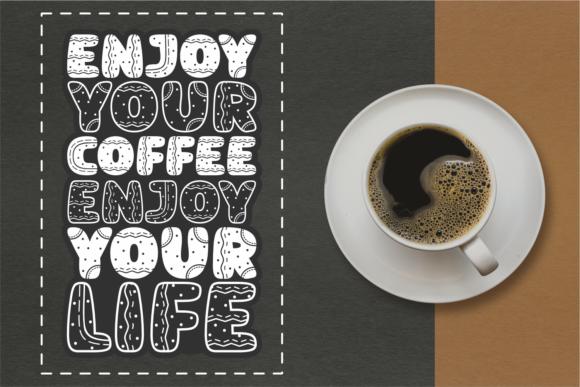 Mona Cake Font PNG with transparent background - Preview 2