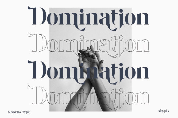 Monera Font PNG with transparent background - Preview 3