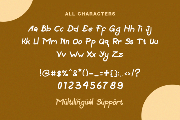 Pollana Giano Font PNG with transparent background - Preview 5