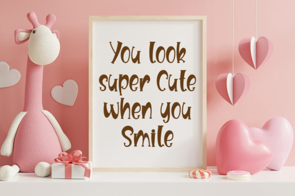 Poppy Groovy Font PNG with transparent background - Preview 1