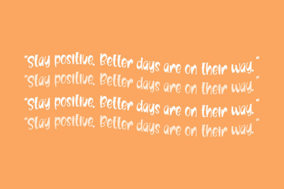 Poppy Groovy Font PNG with transparent background - Preview 4