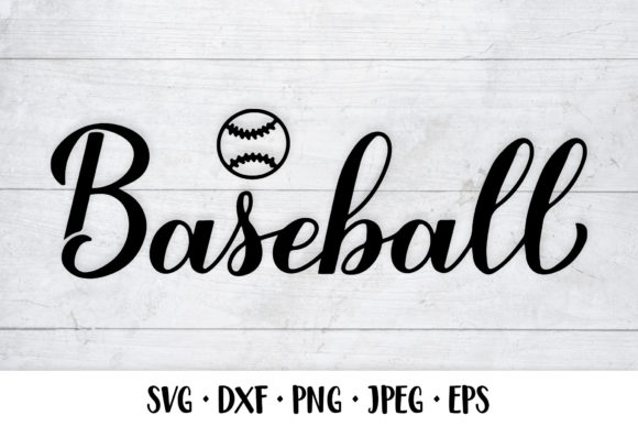 Baseball SVG. Sports Typography Design. Graphic by LaBelezoka ...