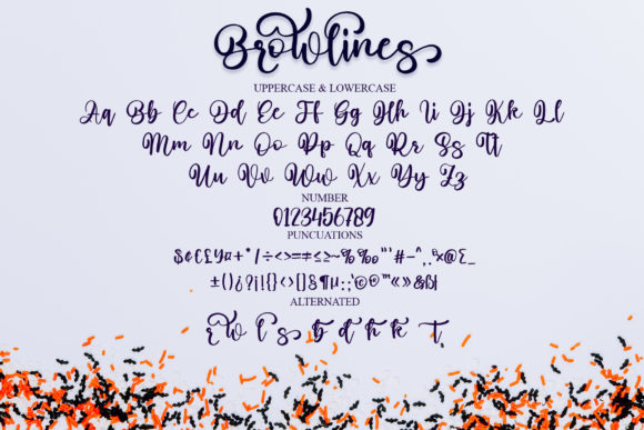 Browlines Font - Preview 4