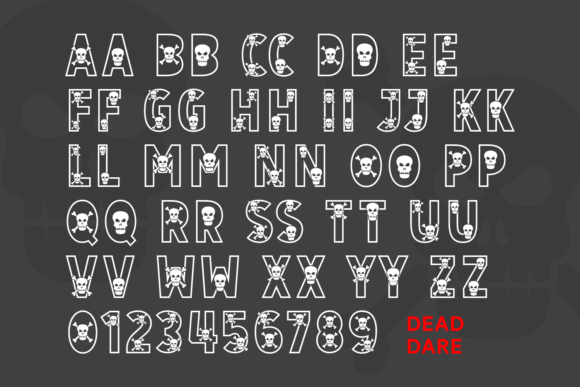 Dead Dare Font - Preview 3