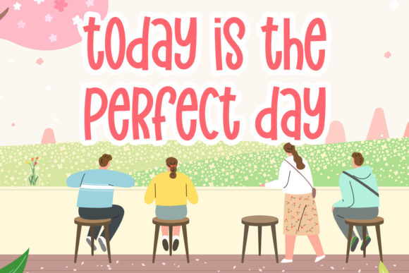Diary Spring Font PNG with transparent background - Preview 1