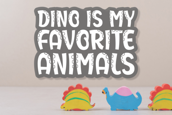 Dino Raco Font - Preview 2