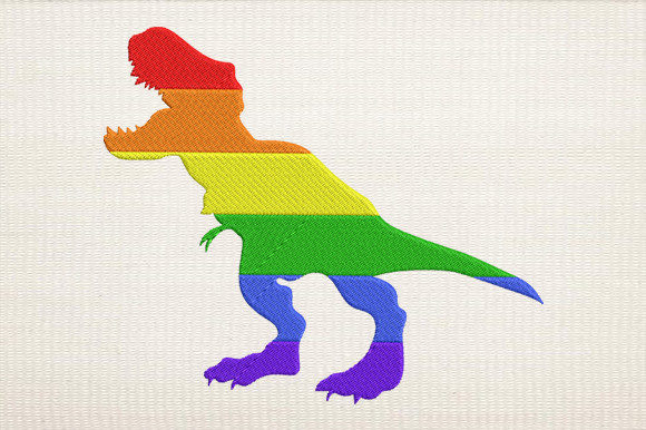 Dinosaur T Rex LGBT Gay Pride