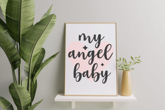Falling in Love Font PNG with transparent background - Preview 1