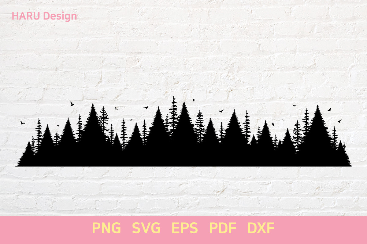 Forest Graphic by HARUdesign · Creative Fabrica
