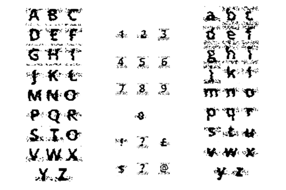 Glitch Bits Font - Preview 1