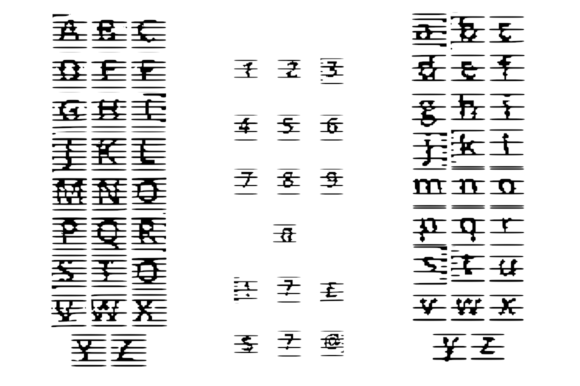 Glitch Lines Font - Preview 1