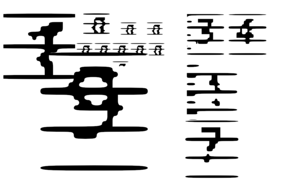 Glitch Lines Font - Preview 2