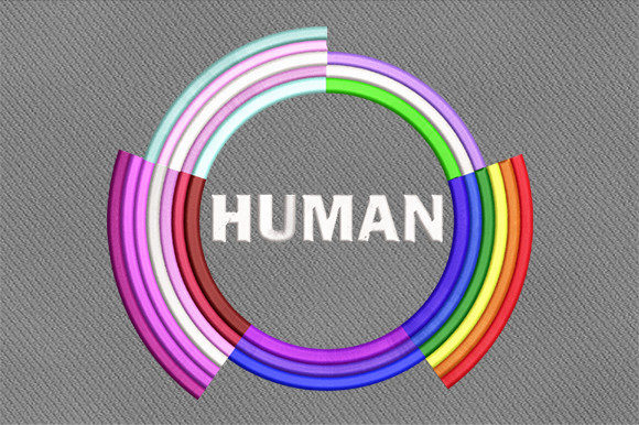 Human Rainbow Colors