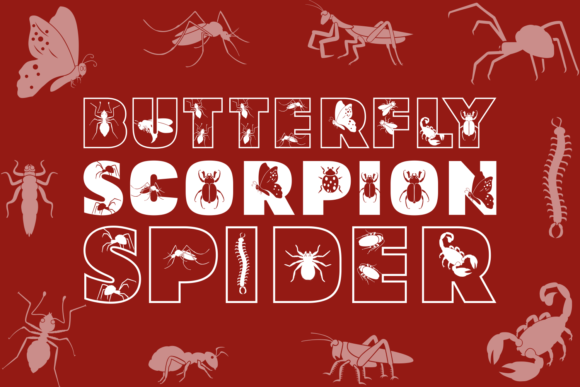 Insect Lovely Font - Preview 2