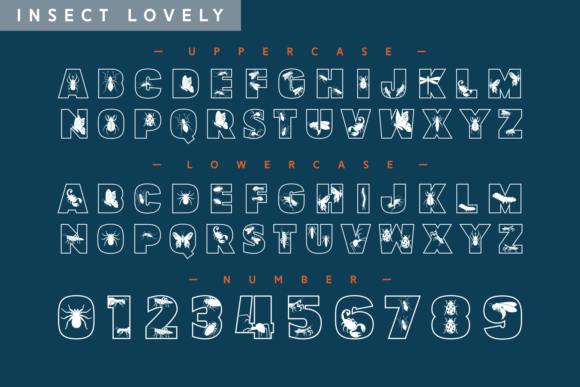 Insect Lovely Font - Preview 4