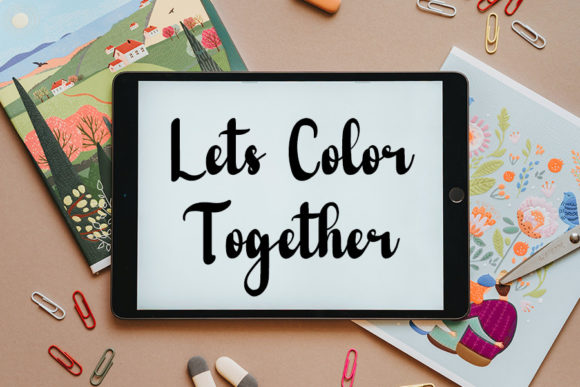 Kids Garden Font PNG with transparent background - Preview 2