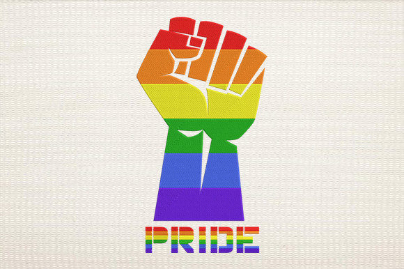LGBT Flag Fist