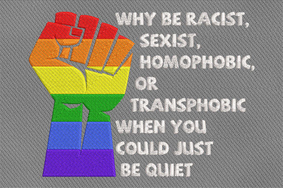 LGBT Flag Fist