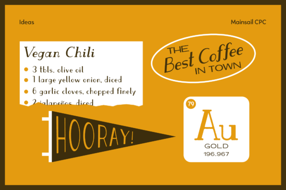 Mainsail CPC Font PNG with transparent background - Preview 4