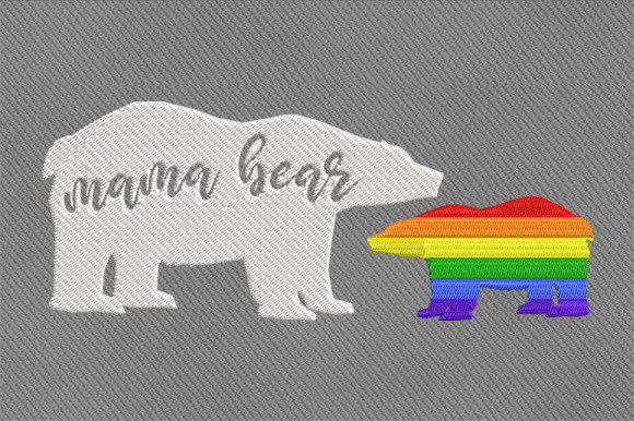 Mama Bear LGBT Colors