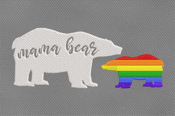 Mama Bear LGBT Colors