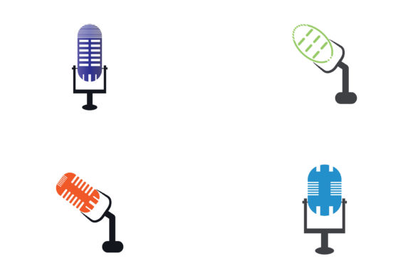 Microphone Symbol Design Icon Vector