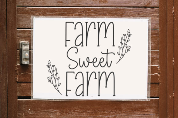 Pretty Spring Font PNG with transparent background - Preview 4