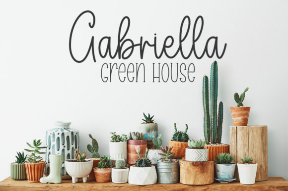 Pretty Spring Font PNG with transparent background - Preview 5