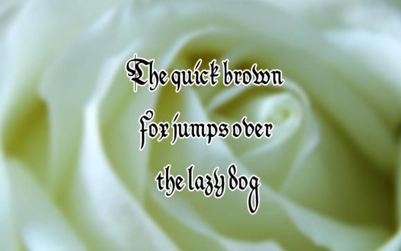 Rosamunde Font PNG with transparent background - Preview 1