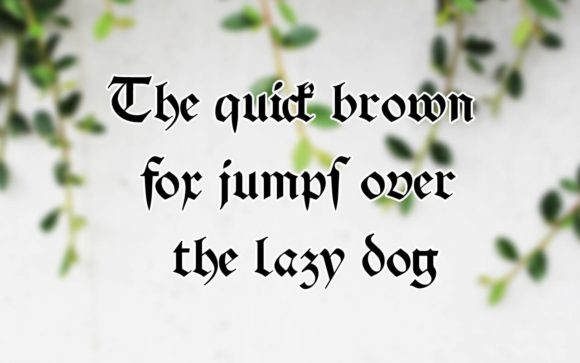 Schwaben Font PNG with transparent background - Preview 1