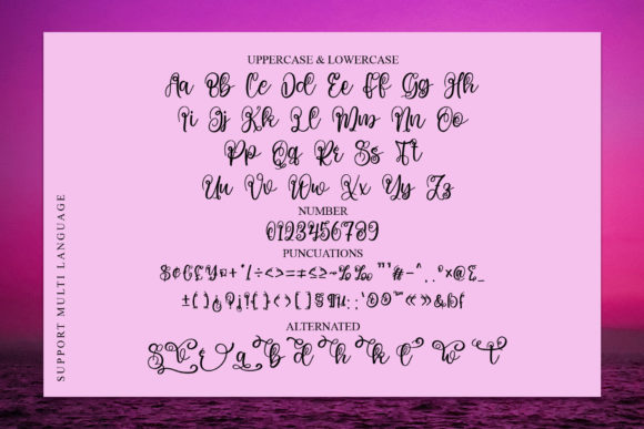 Slavery Font PNG with transparent background - Preview 5