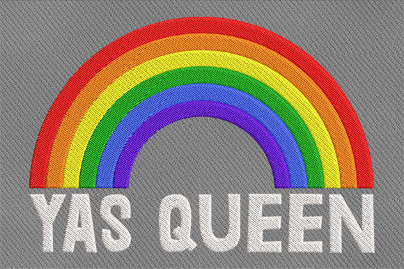 Yas Queen LGBT Rainbow