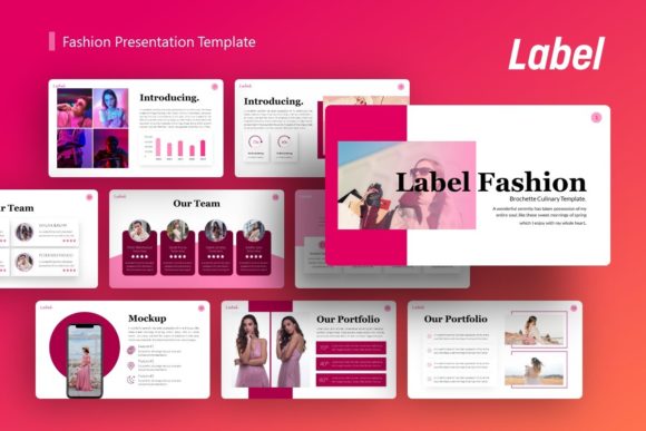 Preview of Fashion Presentation - Label fashion presentation template