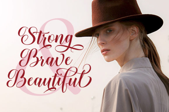 Qellina Font PNG with transparent background - Preview 2