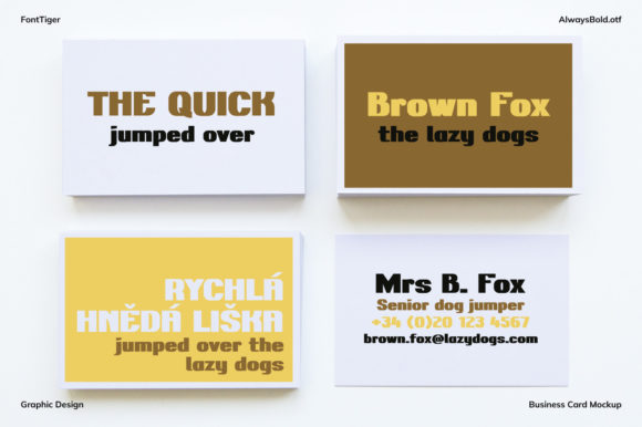 Always Bold Font - Preview 2