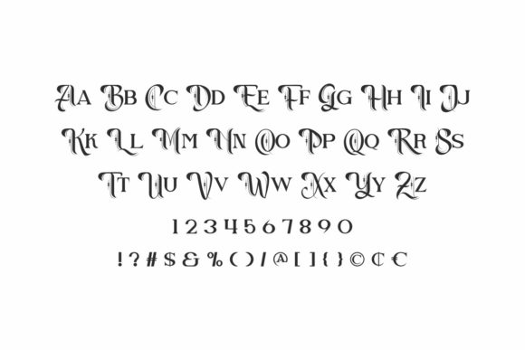Angel Bandit Font PNG with transparent background - Preview 3