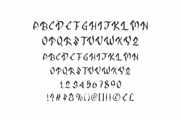 Bad Rocker Font - Preview 3