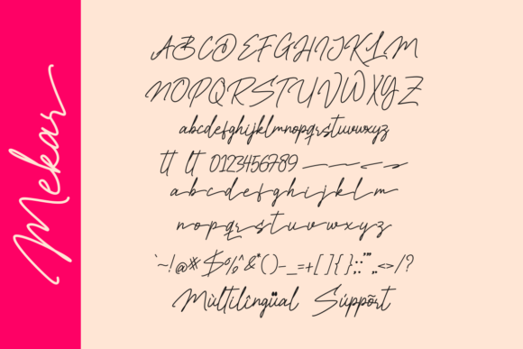 Bunga Mekar Font - Preview 5