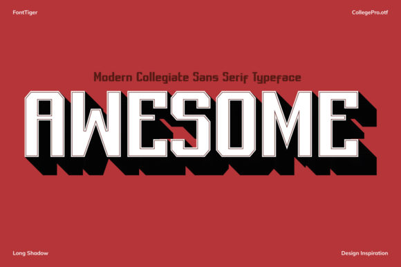 College Pro Font - Preview 4