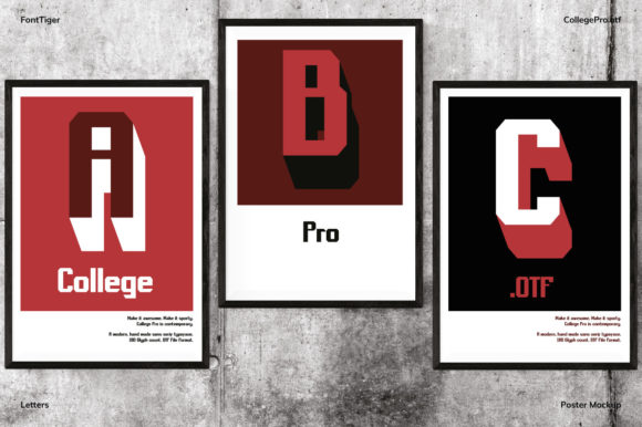 College Pro Font - Preview 5