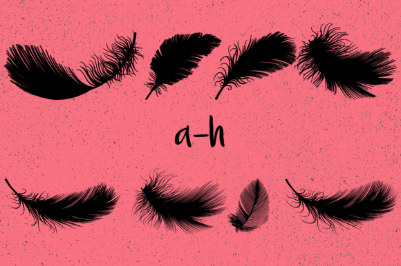 Feathers Font - Preview 5