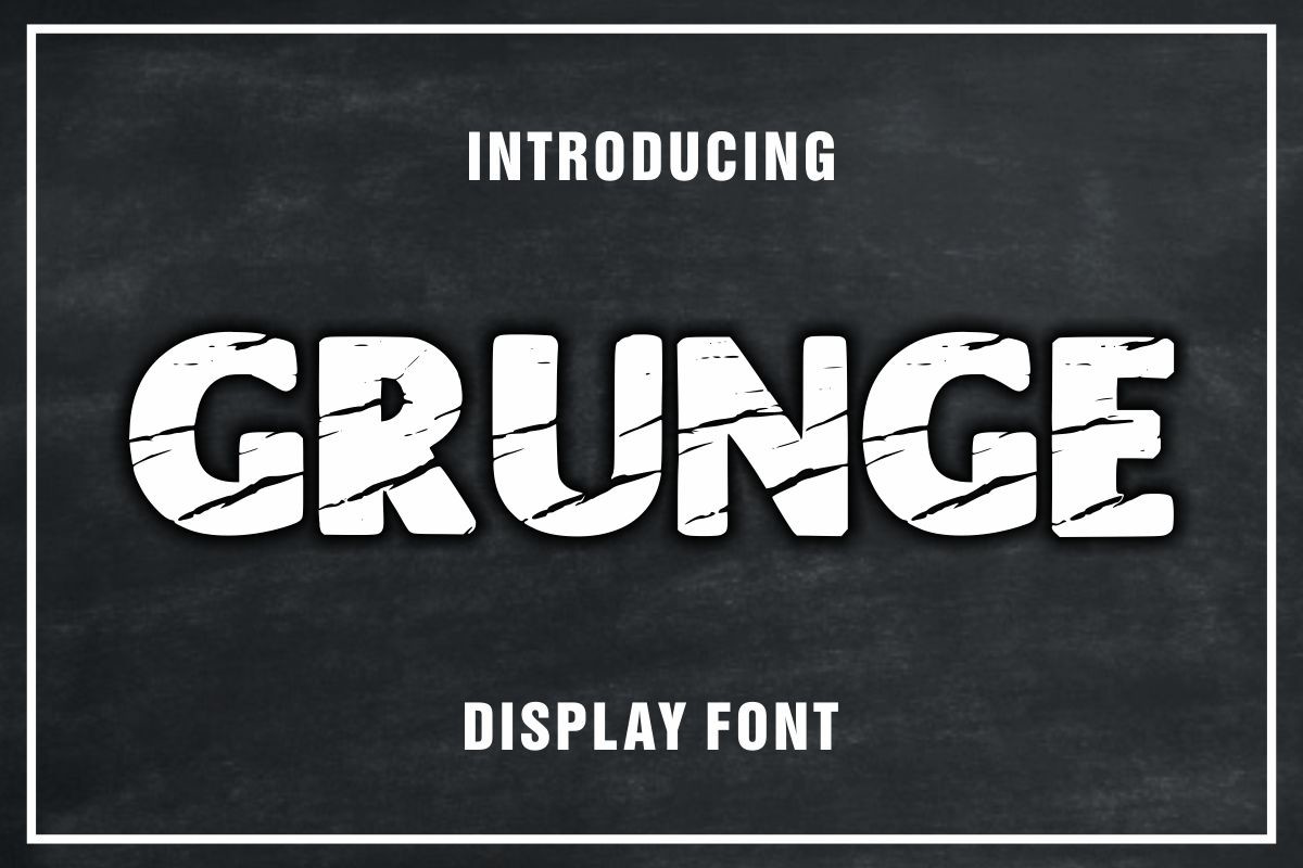 Grunge Font by Infinity art Studio · Creative Fabrica font preview