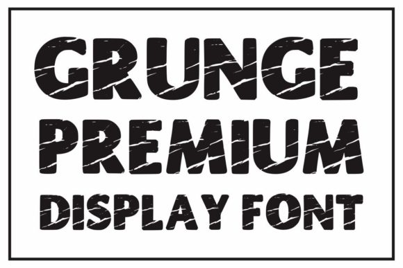 Grunge Font - Preview 1