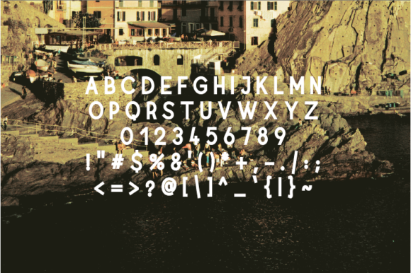 Montena Font PNG with transparent background - Preview 2