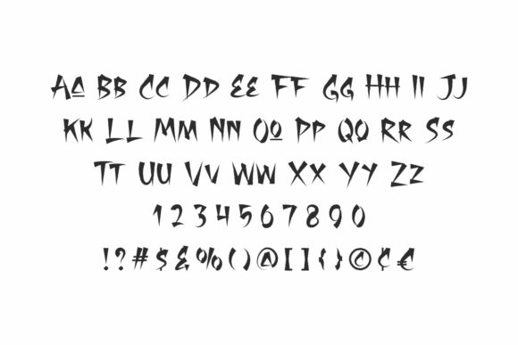 Osaka Bright Font PNG with transparent background - Preview 3